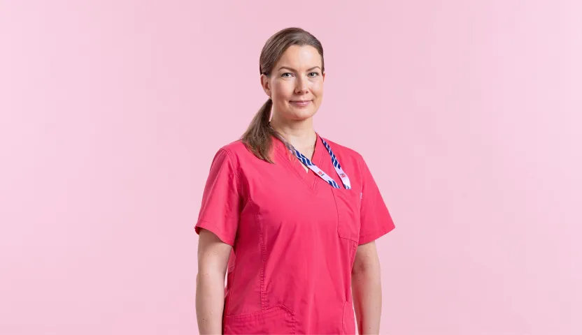 Kuvassa vastaava suuhygienisti Maailman parhaat -kampanjassa